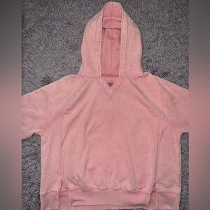 Pink American eagle oversized hoodie
